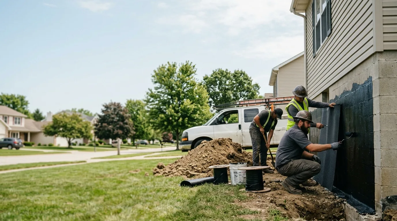 Basement Waterproofing in Broughton, IL near me